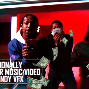 Edit trendy rap music video with vfx